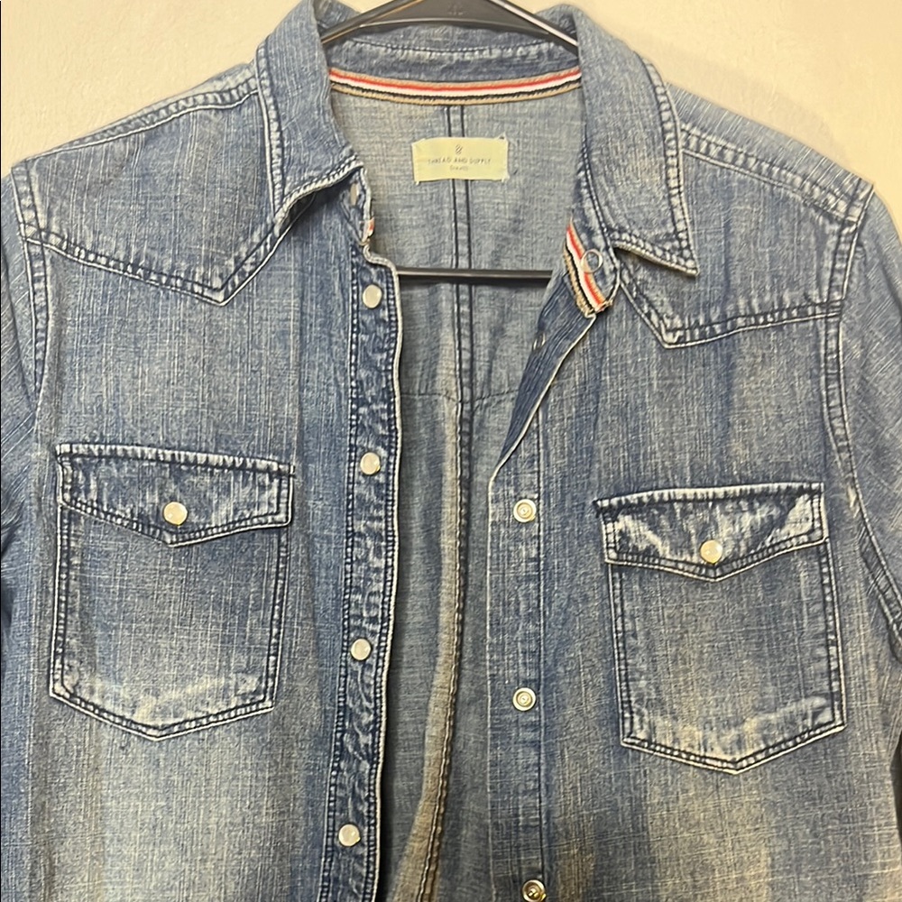 Denim Button Down Shirt